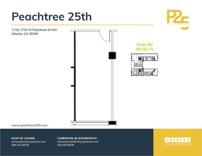 1718-1720 NW Peachtree St, Atlanta, GA for lease Site Plan- Image 1 of 1