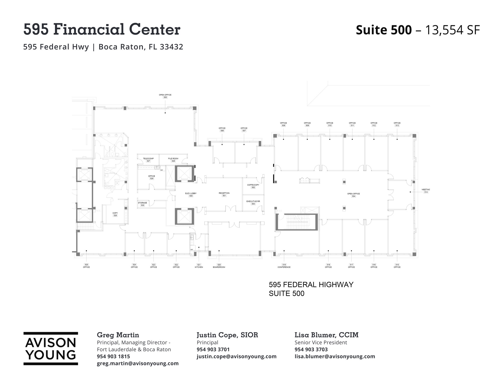 595 S Federal Hwy, Boca Raton, FL for lease Site Plan- Image 1 of 1