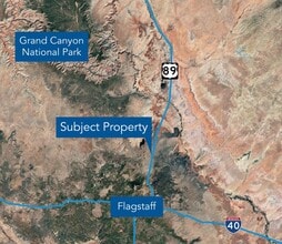 28284 N US Highway 89, Flagstaff, AZ - AERIAL map view