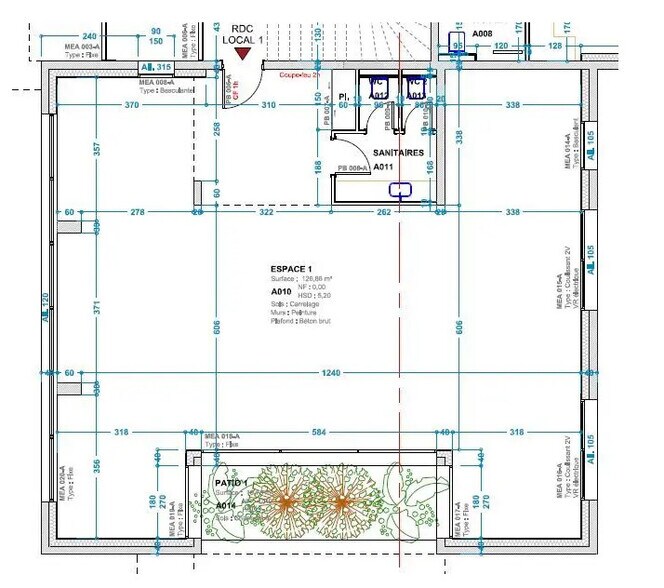 Office in Gardanne for lease - Floor Plan - Image 3 of 5