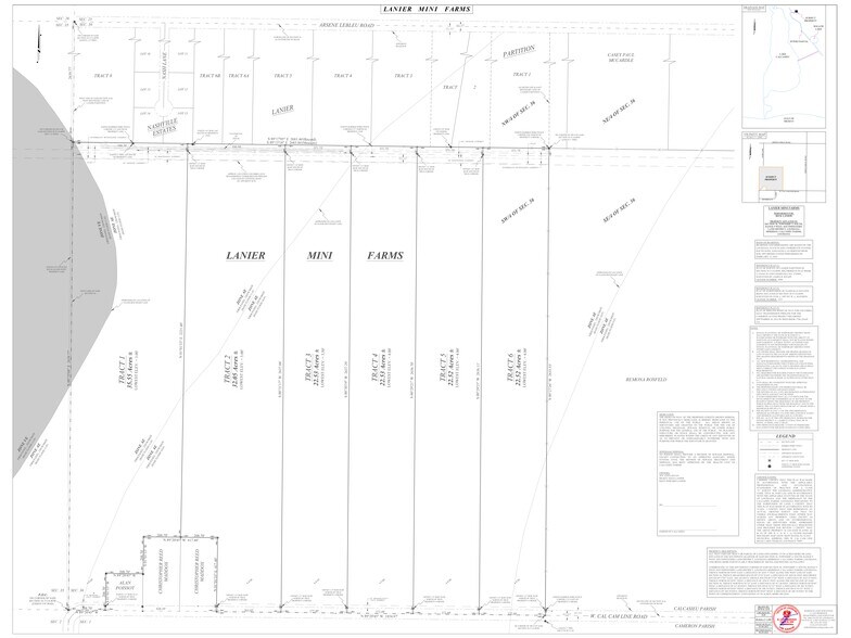 1330 W Cal Cam Line Rd, Lake Charles, LA for sale - Site Plan - Image 2 of 2