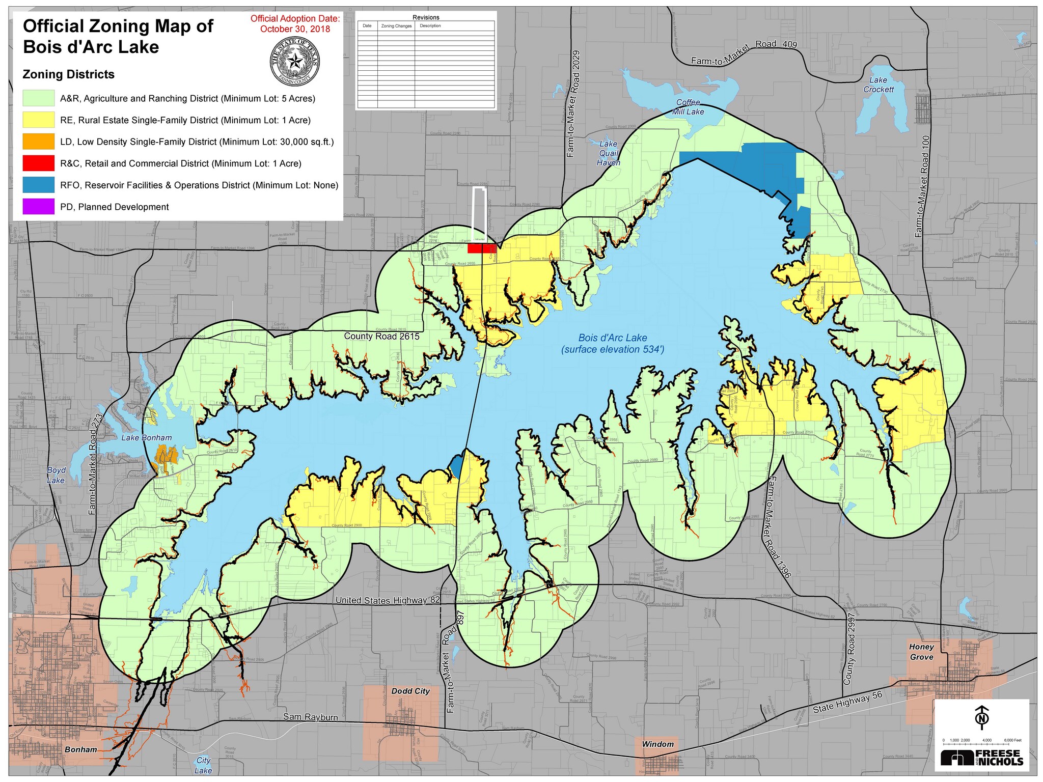 FM 1396 and FM 897, Ivanhoe, TX 75447