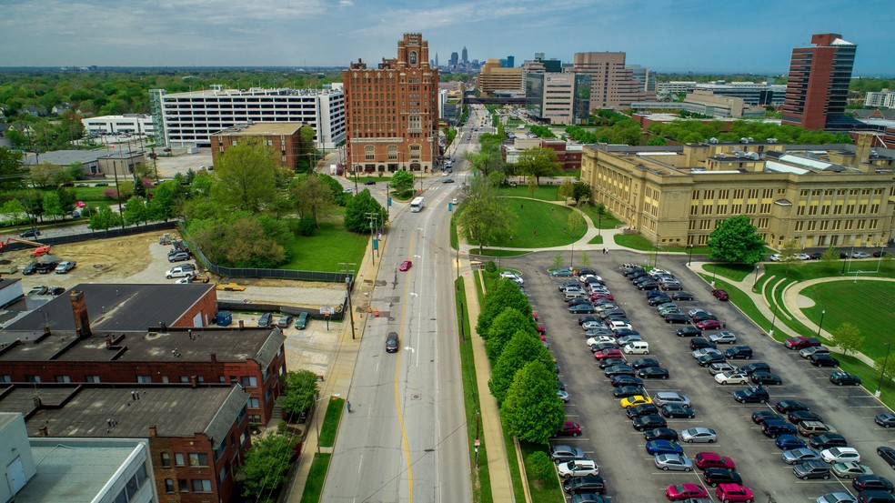 10820-10822 Carnegie Ave, Cleveland, OH for sale - Aerial - Image 2 of 7