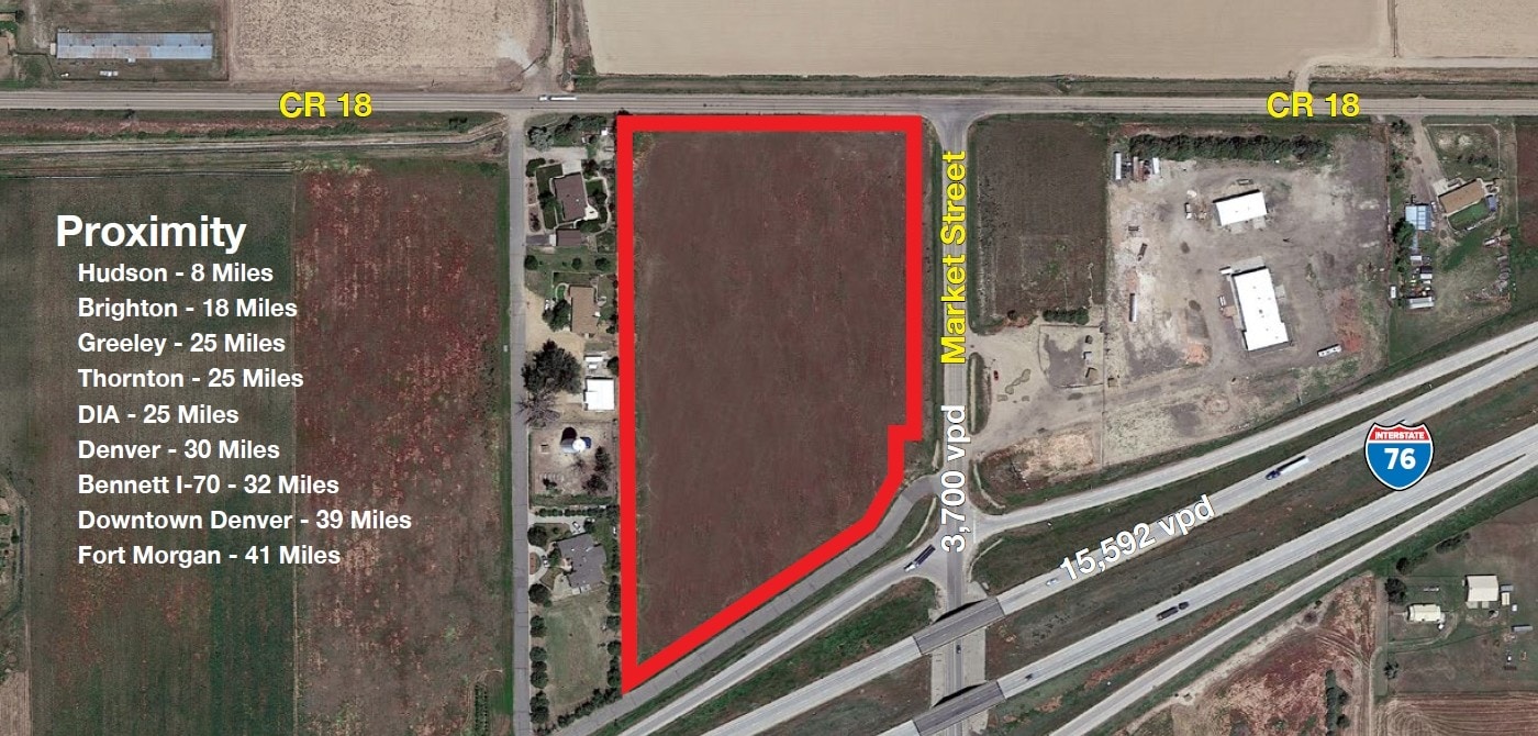 Market St & I-76 Exit, Keenesburg, CO for sale Primary Photo- Image 1 of 8