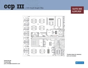 3131 S Vaughn Way, Aurora, CO for lease Site Plan- Image 1 of 2