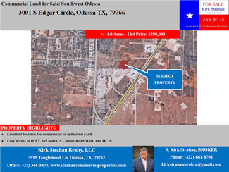 More details for 3001 Edgar Cir, Odessa, TX - Land for Sale