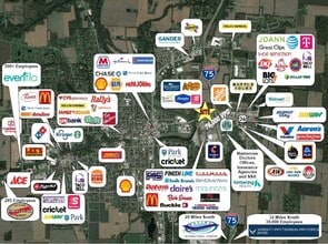 902 Scott Dr, Piqua, OH - AERIAL map view