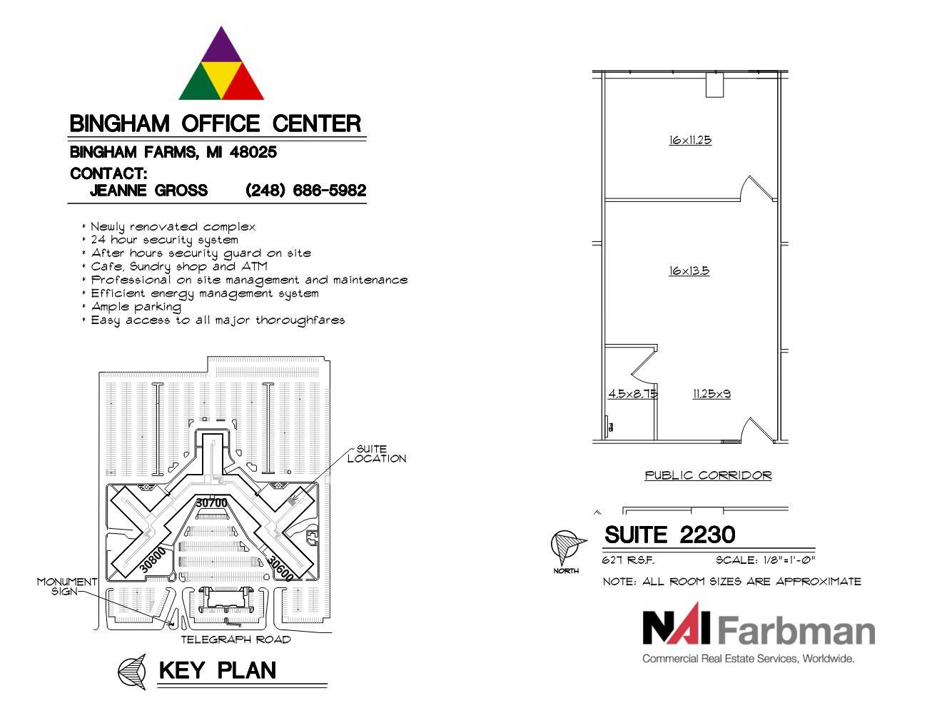 30600-30700 - 30800 Telegraph Rd, Bingham Farms, MI for lease Floor Plan- Image 1 of 1