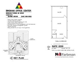 30600-30700 - 30800 Telegraph Rd, Bingham Farms, MI for lease Floor Plan- Image 1 of 1