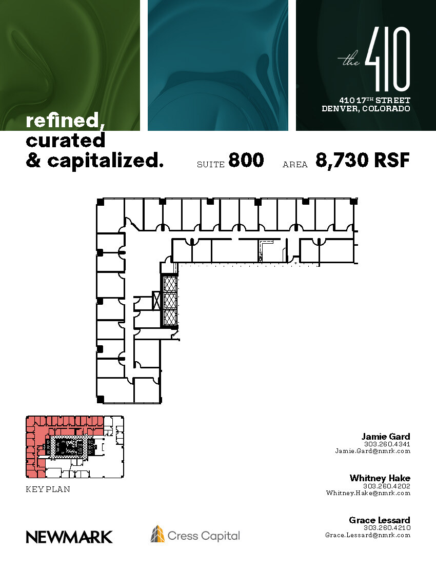 410 17th St, Denver, CO for lease Floor Plan- Image 1 of 1