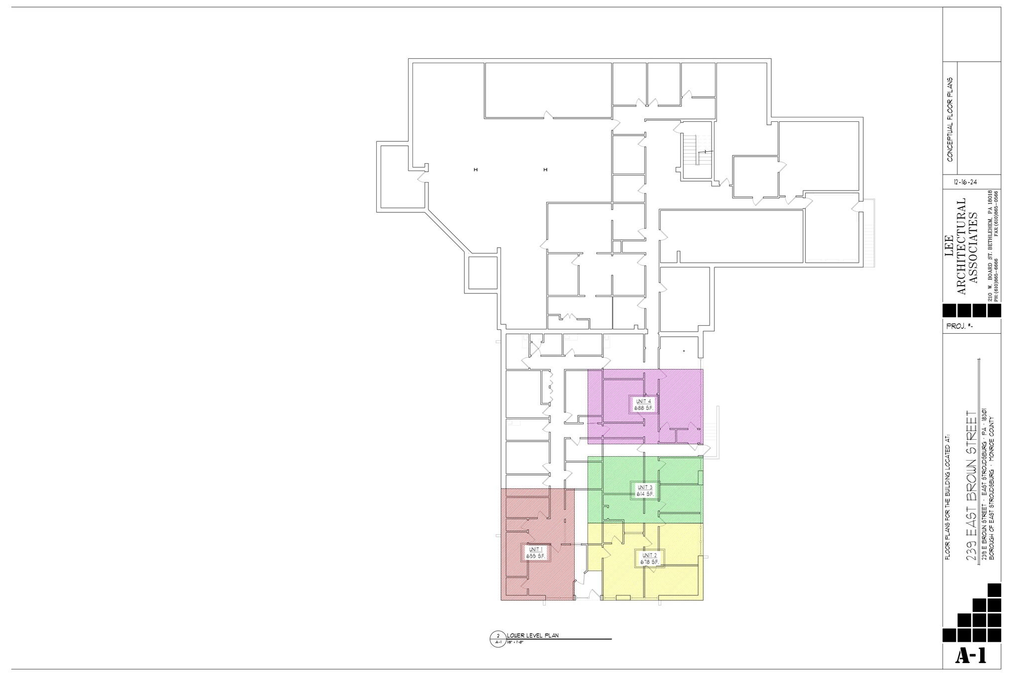 239 E Brown St, East Stroudsburg, PA for sale Site Plan- Image 1 of 2