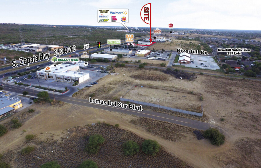 3800 S Zapata Hwy, Laredo, TX for sale - Aerial - Image 1 of 1