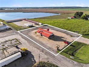 18753 Oklahoma 100, Webbers Falls, OK - AERIAL map view - Image1