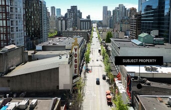 919 Granville St, Vancouver, BC - AERIAL map view - Image1