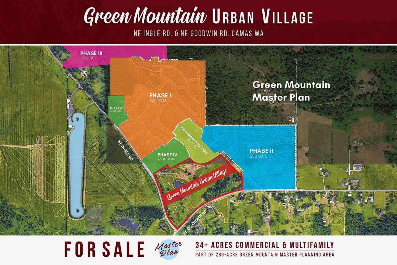 NE Ingle Rd NE Goodwin Rd, Camas, WA 98607 Green Mountain Urban