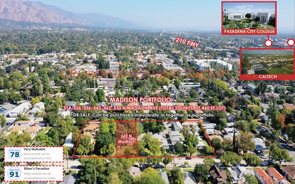 542 N Madison Ave, Pasadena, CA for sale - Building Photo - Image 2 of 26