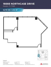 16666 Northchase Dr, Houston, TX for lease Floor Plan- Image 1 of 1