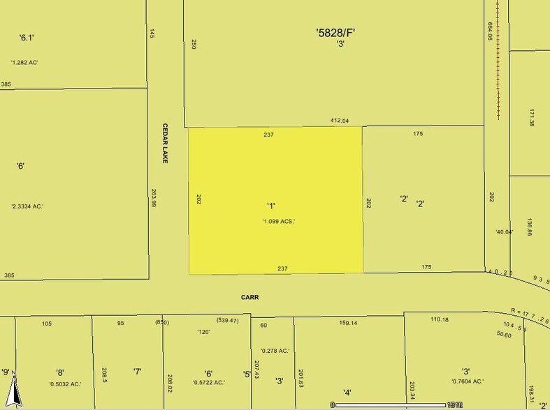 4110 Cedar Lake Dr, Dallas, TX for lease - Plat Map - Image 3 of 16