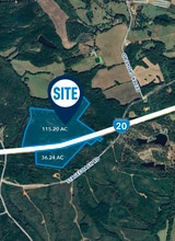Old Stage Coach Rd, Greensboro, GA - AERIAL map view