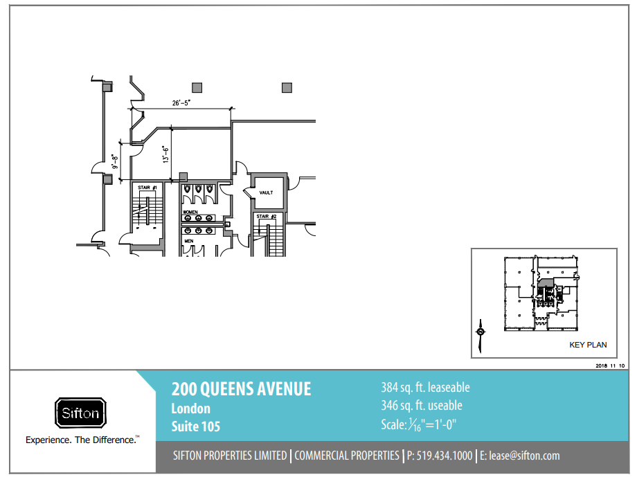 200 Queens Ave, London, ON for lease Floor Plan- Image 1 of 1