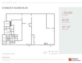 1401 Martin Ave, Santa Clara, CA for lease Floor Plan- Image 1 of 1