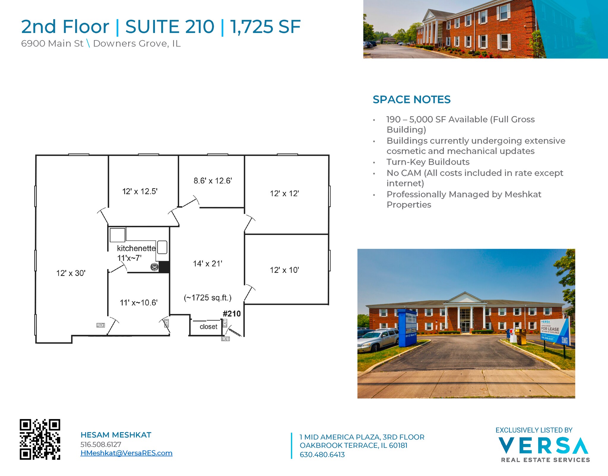 6912 Main St, Downers Grove, IL for lease Floor Plan- Image 1 of 1