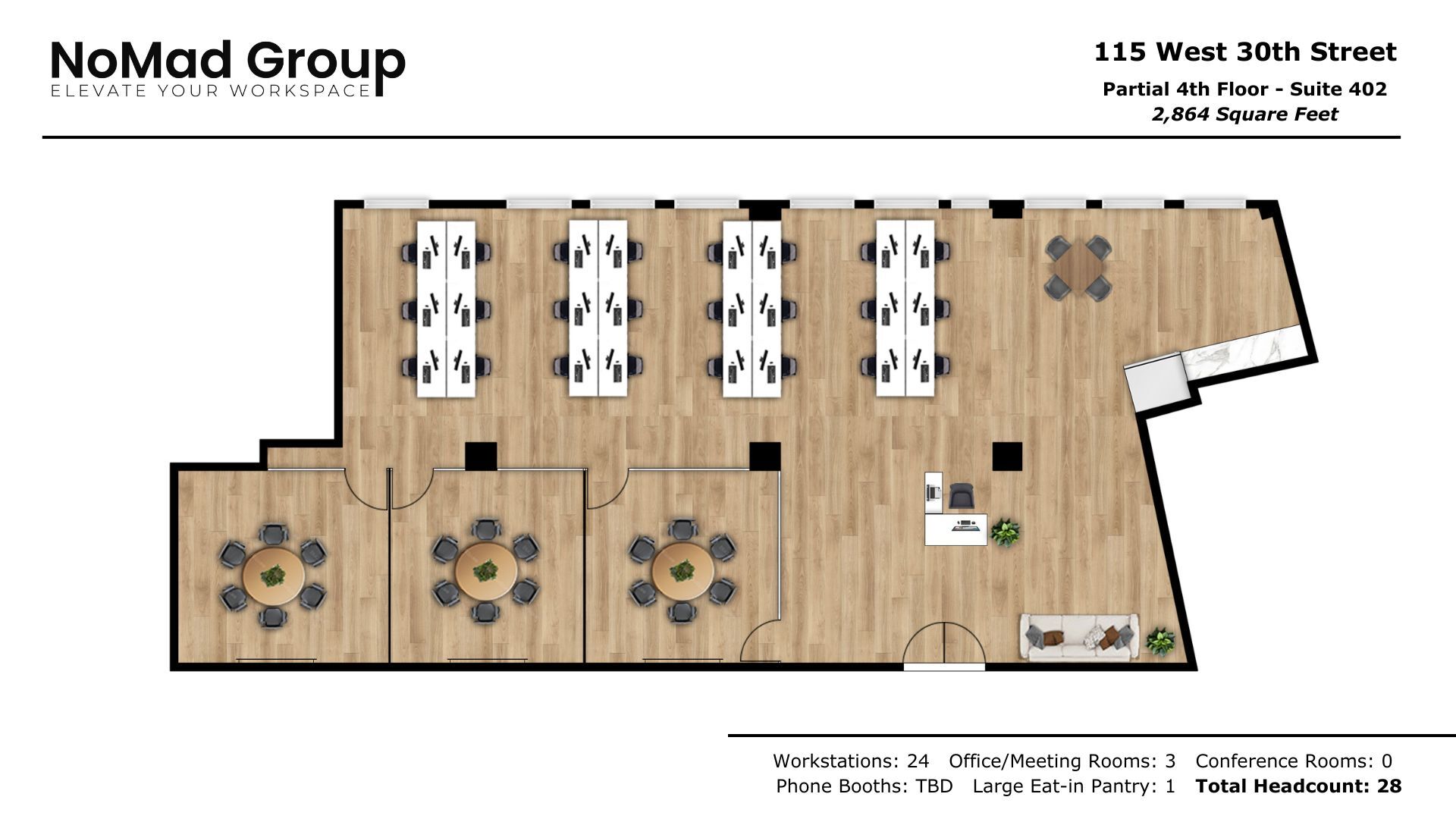 115-125 W 30th St, New York, NY for lease Floor Plan- Image 1 of 5