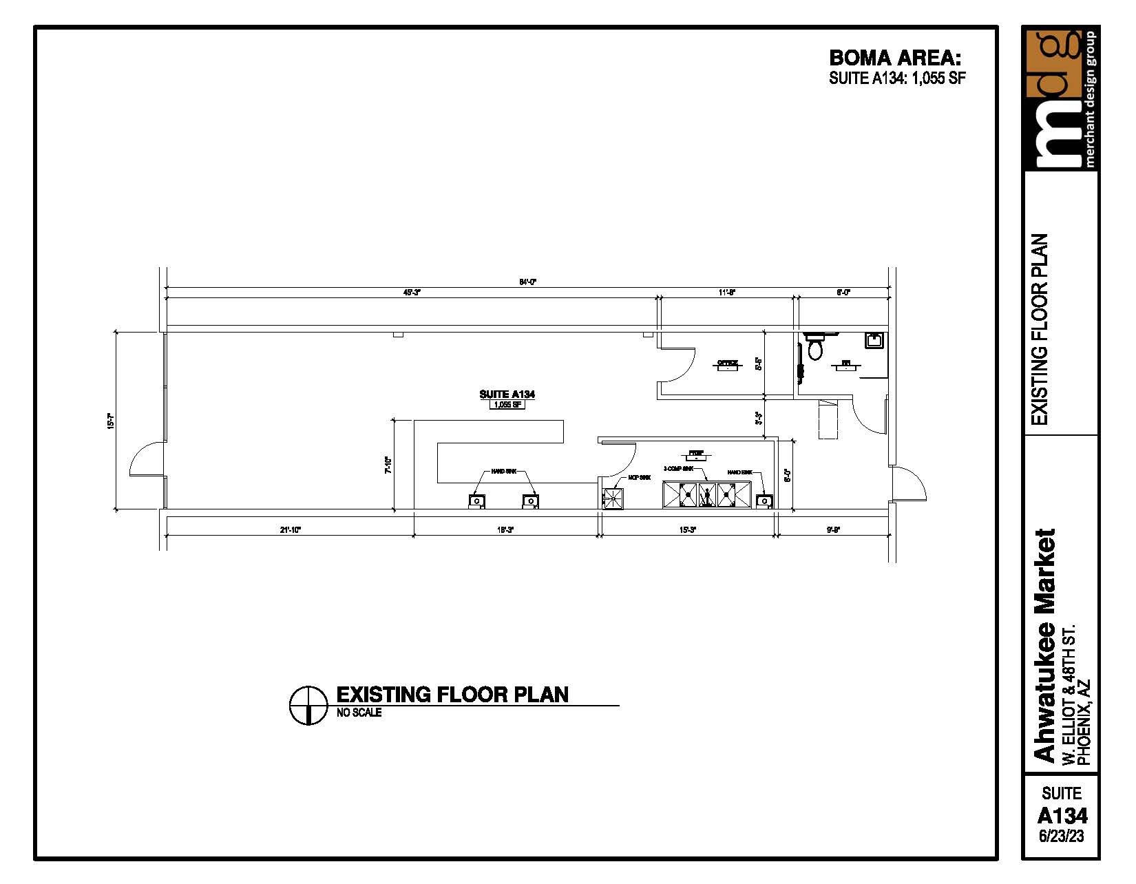 4747 E Elliot Rd, Phoenix, AZ for lease Floor Plan- Image 1 of 1