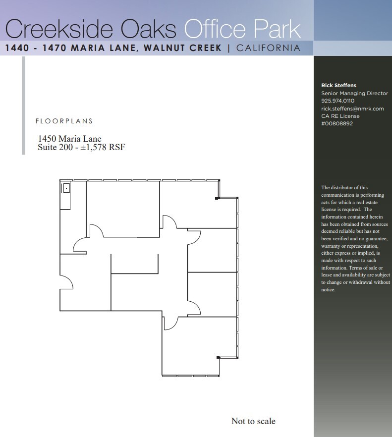 1440 Maria Ln, Walnut Creek, CA for lease Floor Plan- Image 1 of 1