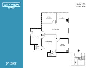 1255 W 15th St, Plano, TX for lease Floor Plan- Image 1 of 1
