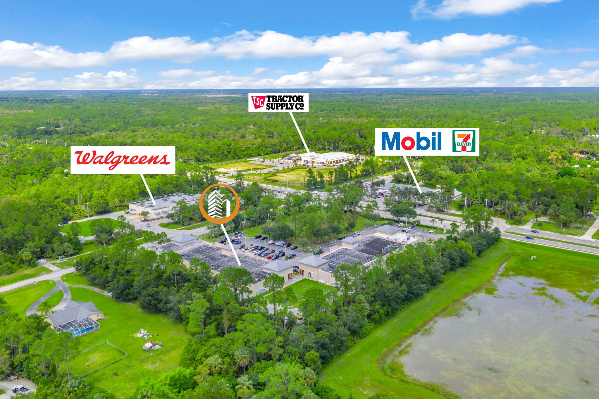 Golden Gate Blvd, Naples, FL for lease Aerial- Image 1 of 2