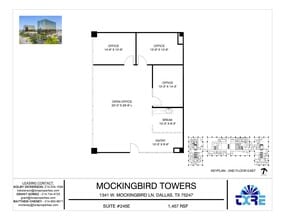 1341 W Mockingbird Ln, Dallas, TX for lease Floor Plan- Image 1 of 1