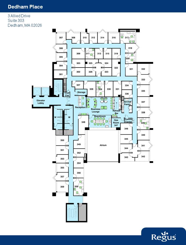 3 Allied Dr, Dedham, MA for lease Floor Plan- Image 1 of 1