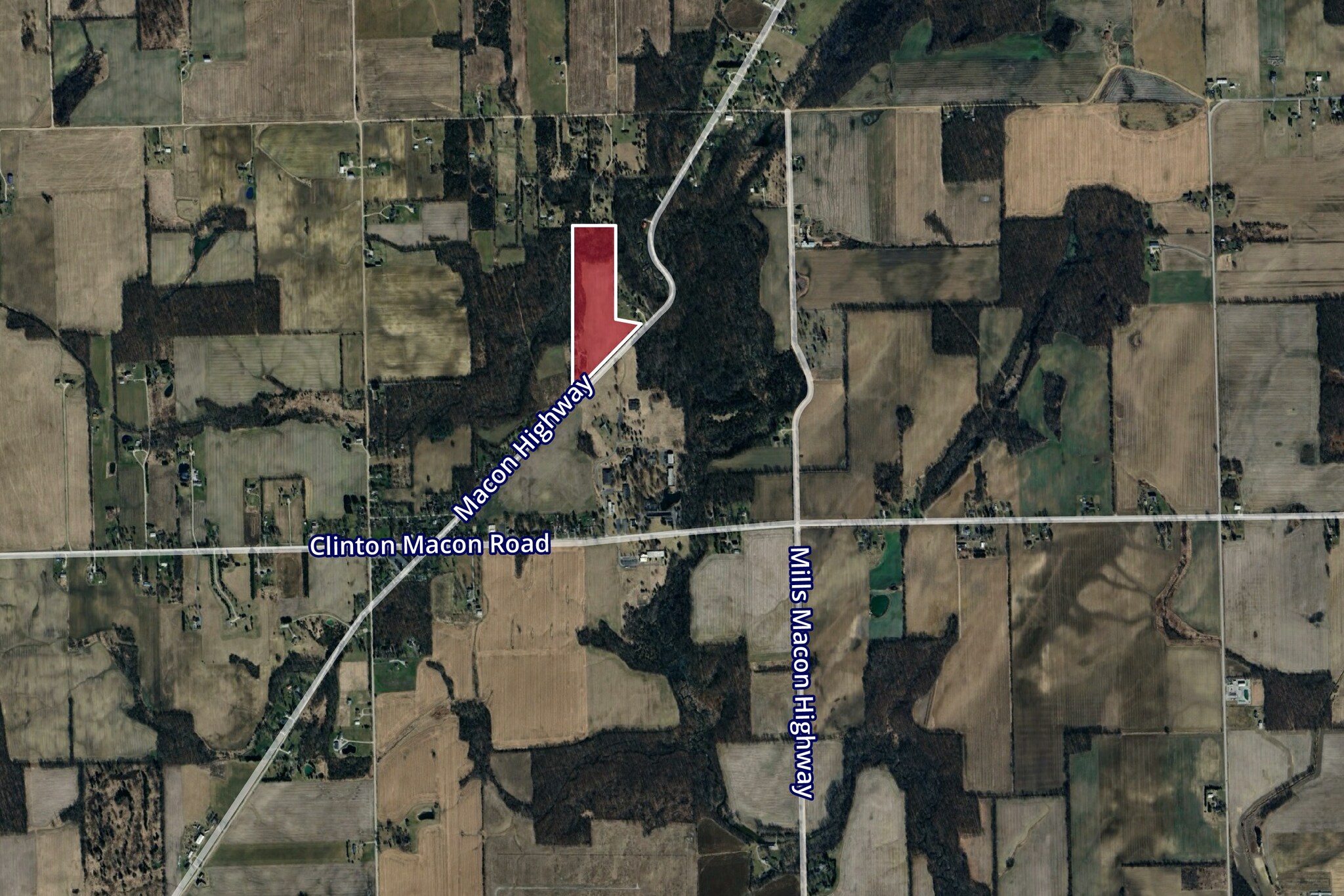 12000 Macon Hwy, Clinton, MI for sale Aerial- Image 1 of 1
