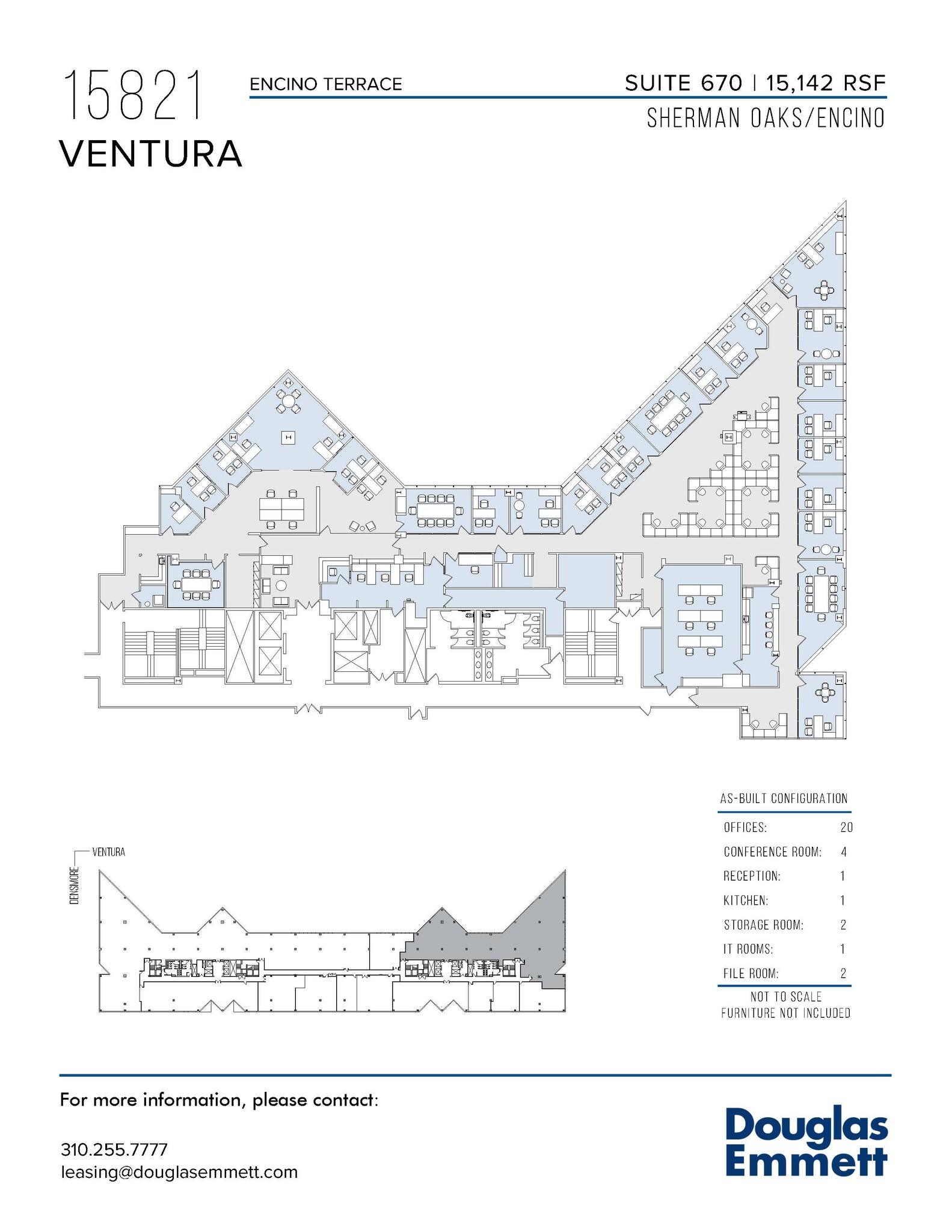 15821 Ventura Blvd, Encino, CA for lease Floor Plan- Image 1 of 1