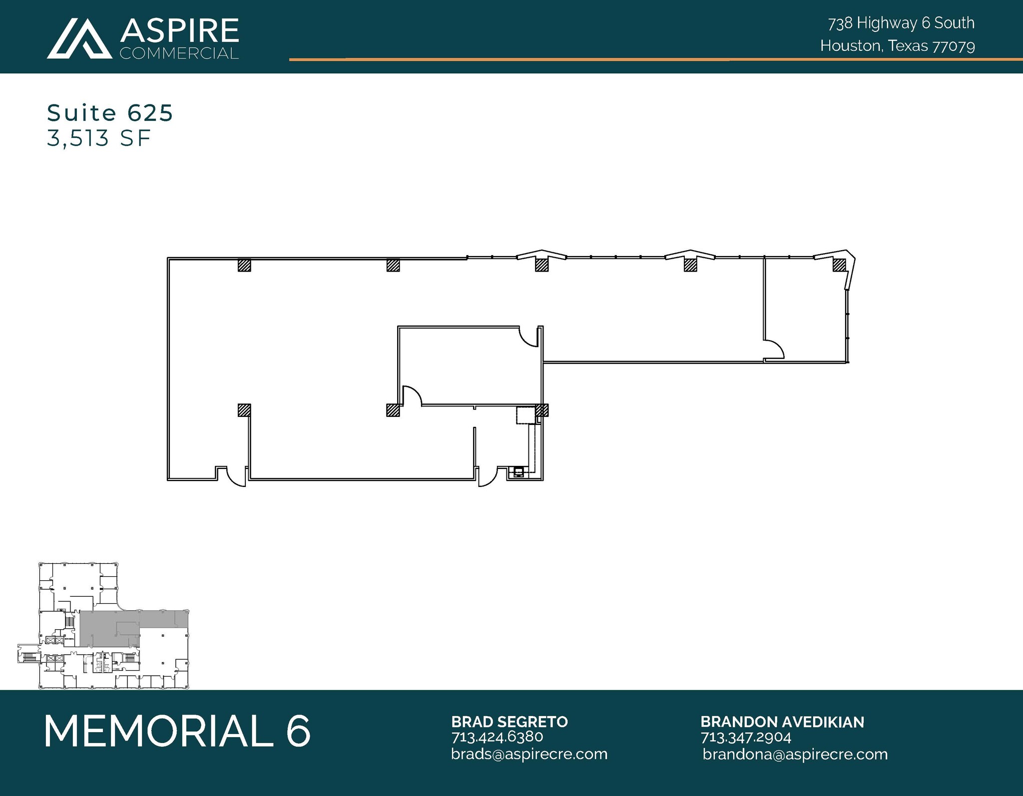 738 Highway 6 S, Houston, TX for lease Floor Plan- Image 1 of 1