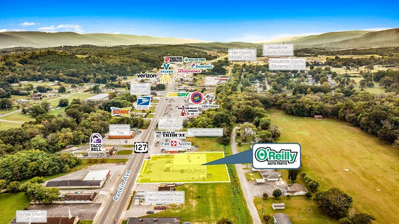 15403 Rankin Ave, Dunlap, TN 37327 O’Reilly Auto Parts