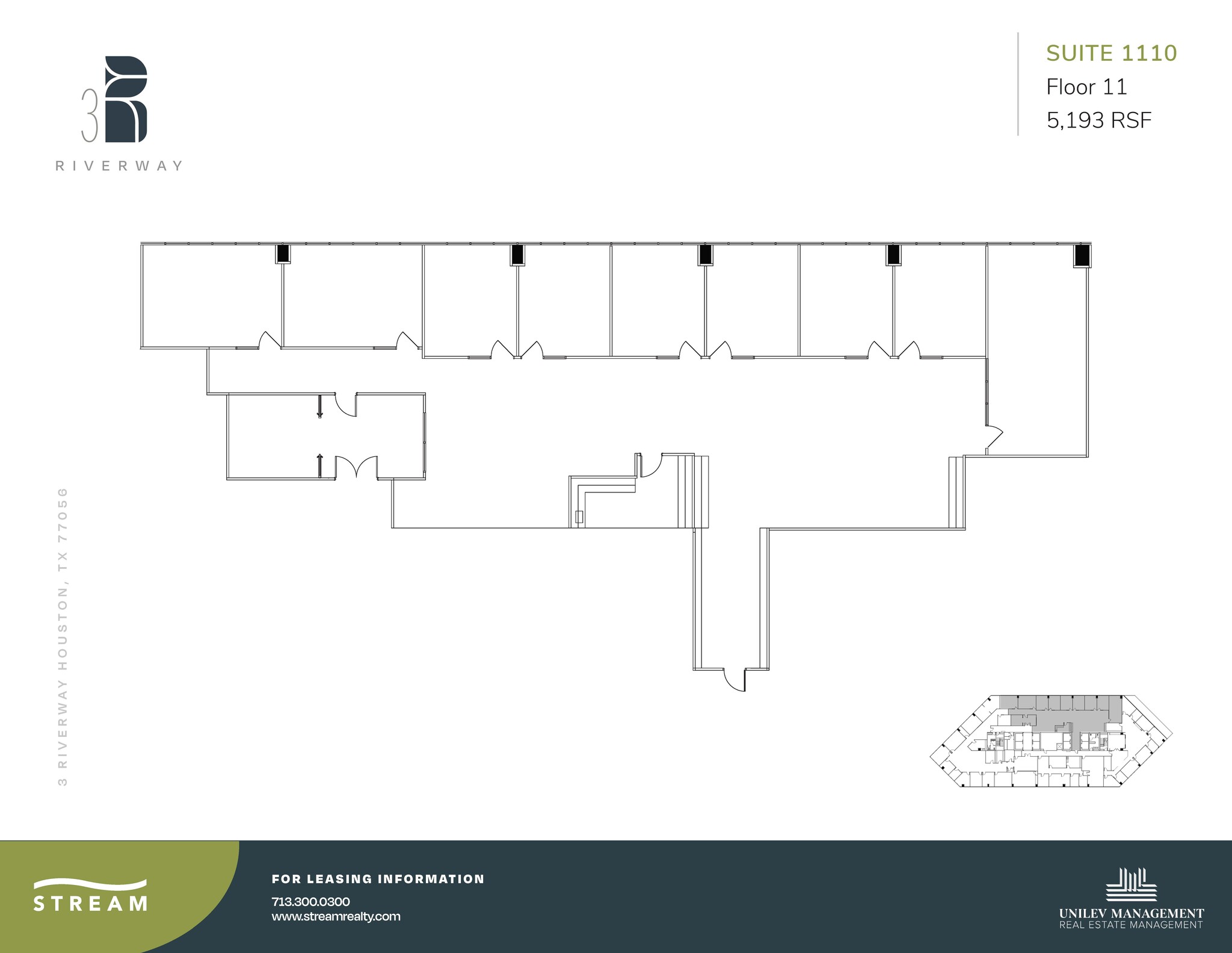 3 Riverway, Houston, TX for lease Floor Plan- Image 1 of 1