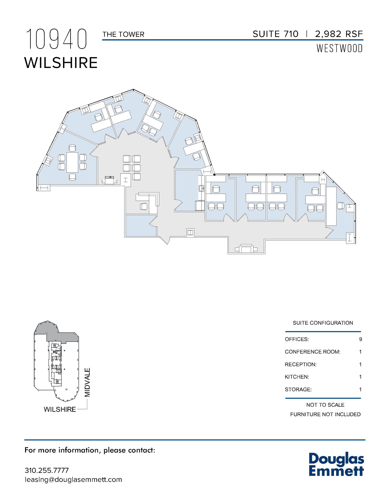 10940 Wilshire Blvd, Los Angeles, CA for lease Floor Plan- Image 1 of 1