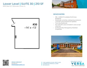6912 Main St, Downers Grove, IL for lease Floor Plan- Image 1 of 1