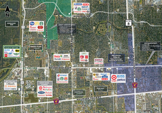 2300-2480 S Hwy 6, Houston, TX - aerial  map view