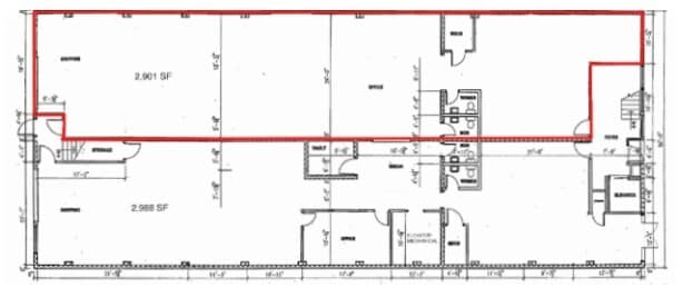 10544 114th St NW, Edmonton, AB for lease Floor Plan- Image 1 of 1
