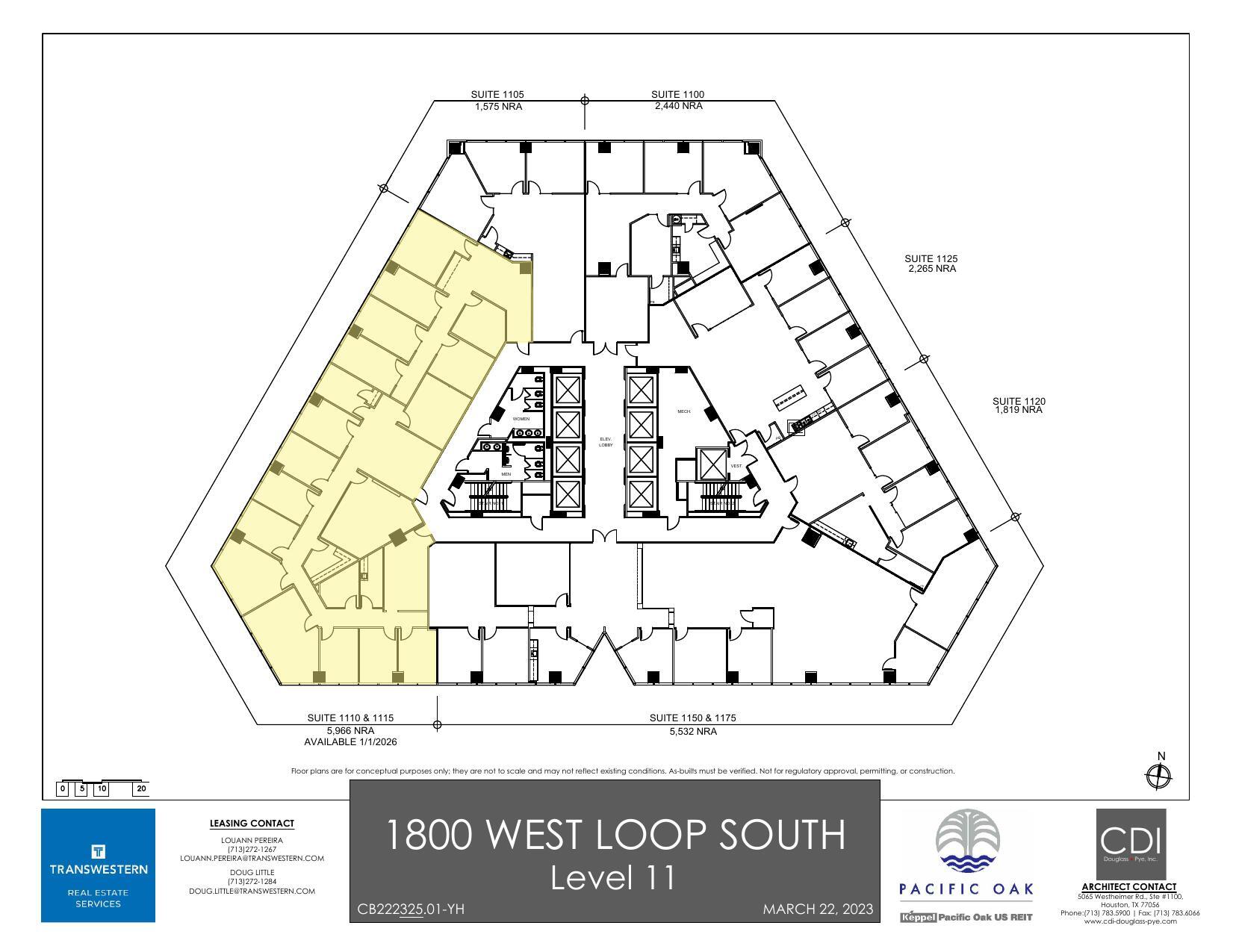 1800 West Loop S, Houston, TX for lease Floor Plan- Image 1 of 1