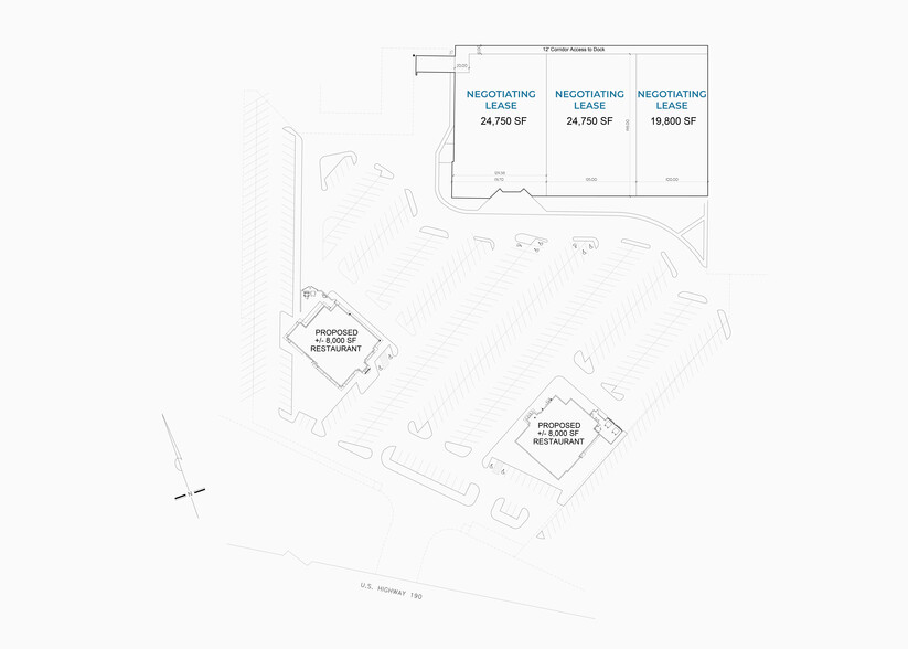 2100 S W S Young Dr, Killeen, TX for lease - Site Plan - Image 3 of 3