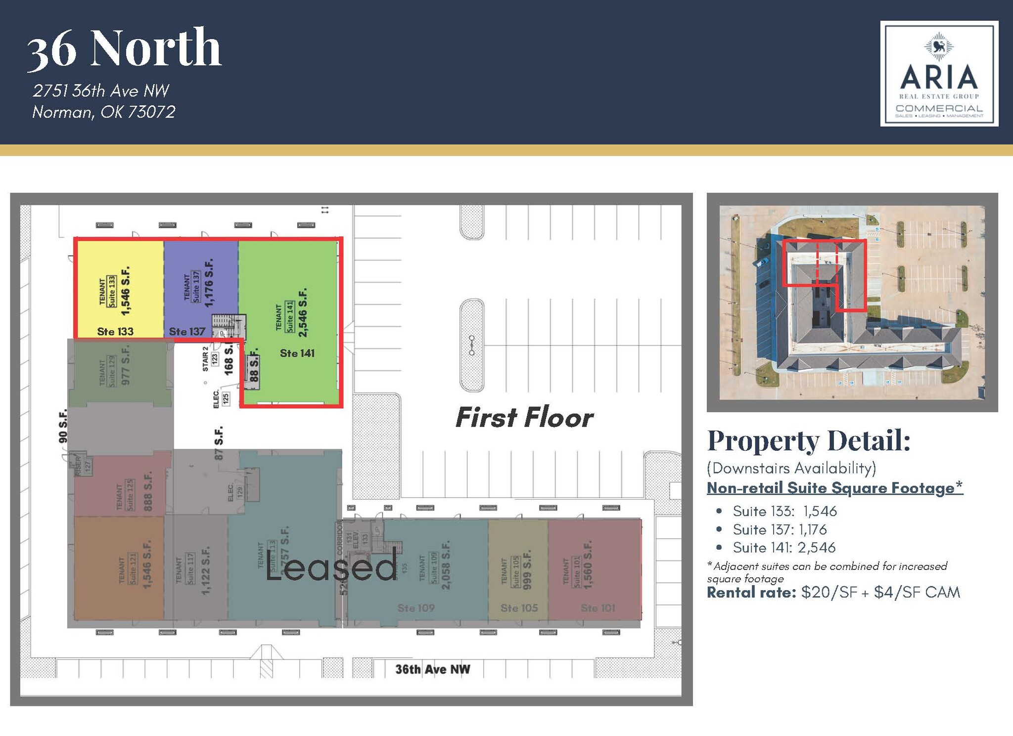 2801 36th Ave NW, Norman, OK for lease Floor Plan- Image 1 of 3