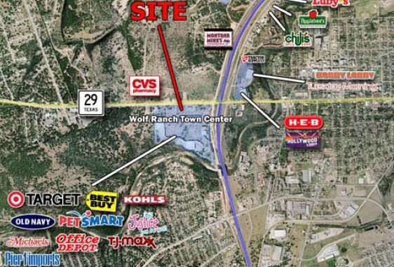 IH 35 & Hwy 29, Georgetown, TX for sale - Primary Photo - Image 1 of 1
