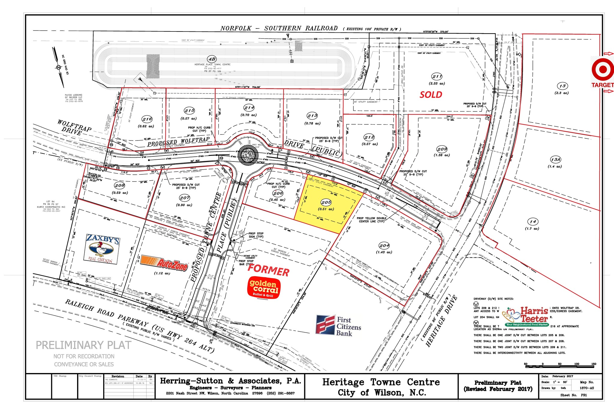 2702 Wolf Trap Dr, Wilson, NC for sale Plat Map- Image 1 of 3