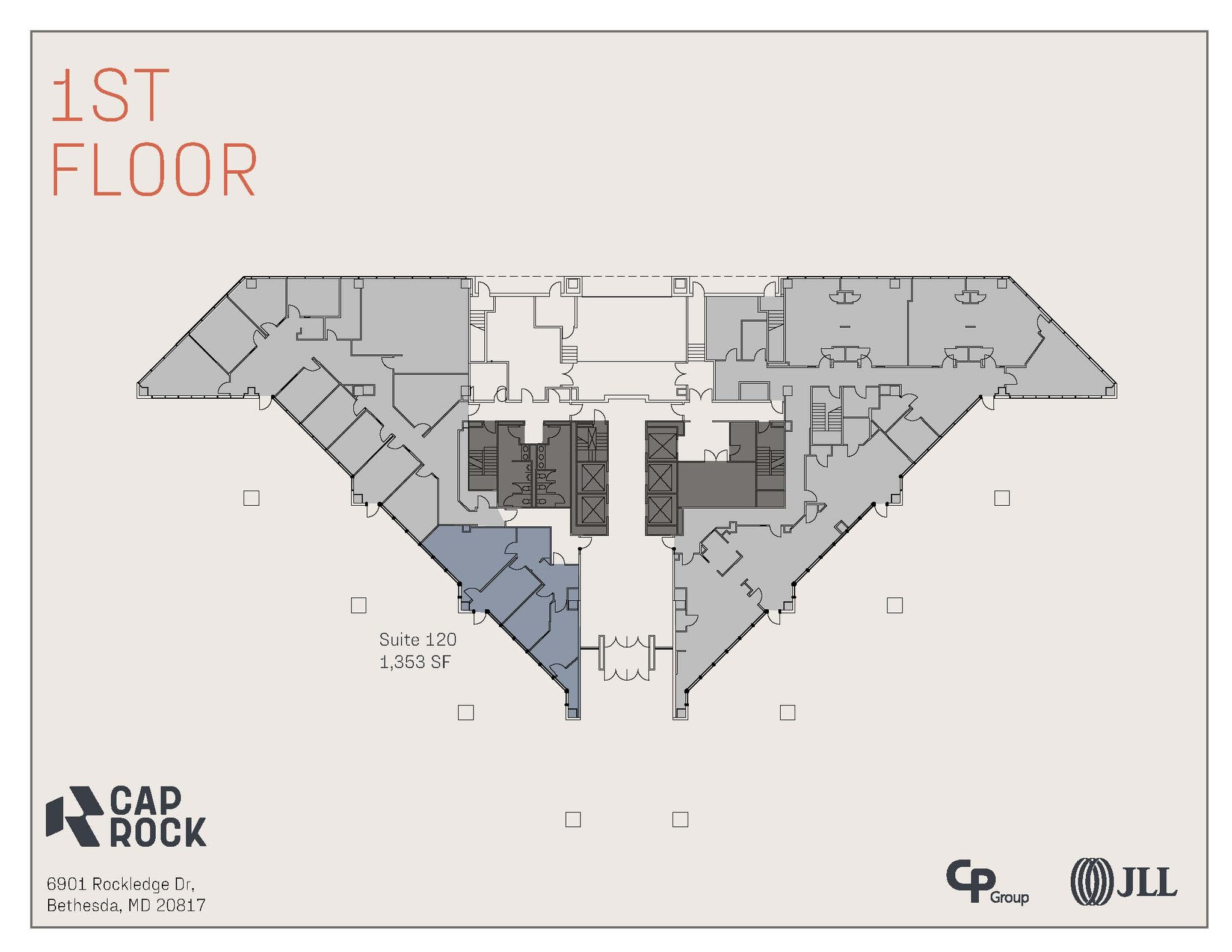 6903 Rockledge Dr, Bethesda, MD for lease Floor Plan- Image 1 of 1