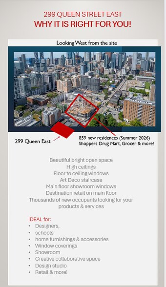 297-299 Queen St E, Toronto, ON for lease - Building Photo - Image 2 of 6