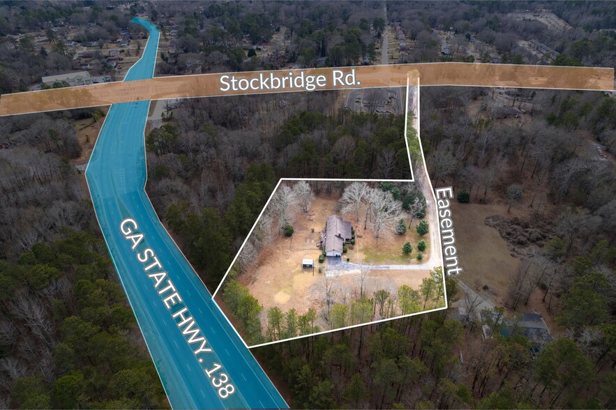 1589 Stockbridge Rd, Jonesboro, GA for sale - Aerial - Image 3 of 4